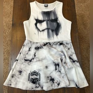 Star Wars white and black dress